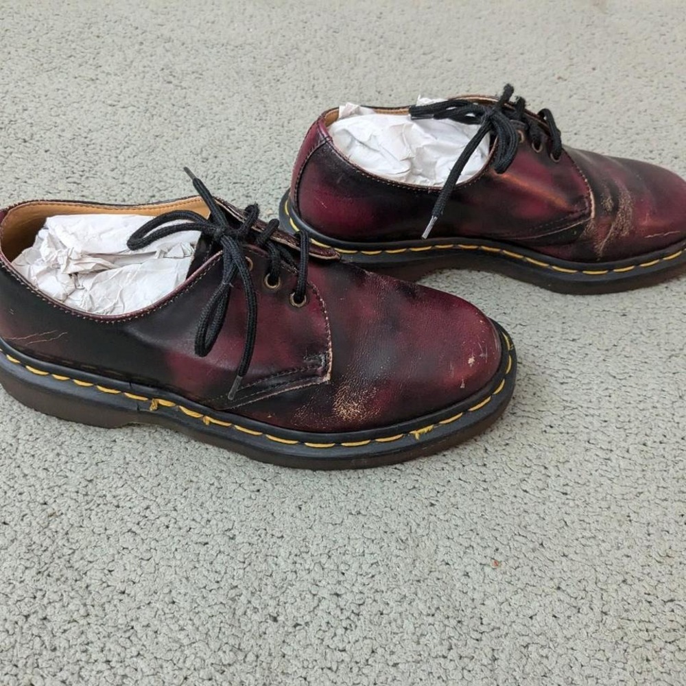 Vintage Burgundy Doc Marten Loafers